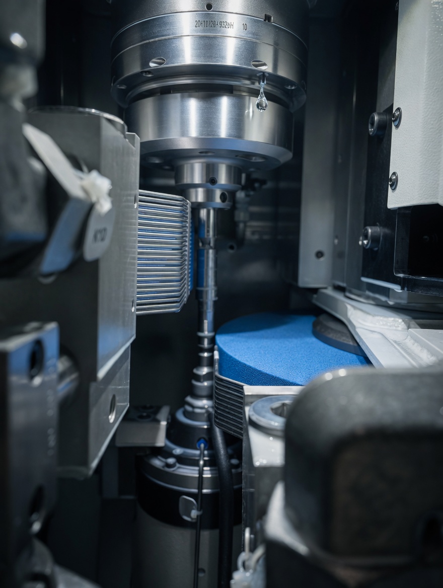 OD / vertical grinding setup on the shop floor